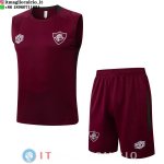 Senza Maniche Set Completo Maglia Fluminense 2025/2026 Rosso Senza Maniche Set Completo Maglia Fluminense 2025/2026 Rosso