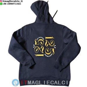Giacca Felpa Cappuccio Bayern Monaco 25-26 Blu Navy