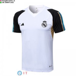 Formazione Maglia Real Madrid 2023/2024 Bianco Giallo Nero