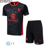 Formazione Set Completo Maglia AC Milan 2025/2026 Nero Rosso Formazione Set Completo Maglia AC Milan 2025/2026 Nero Rosso