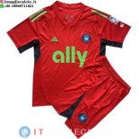 Maglia Set Completo Uomo Charlotte Portiere 2023/2024 Rosso