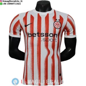 Thailandia Maglia Inter Milan Speciale Giocatori 2025/2026 Rosso Bianco