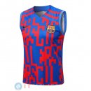 Senza Maniche Maglia Barcellona 2022/2023 Rosso Blu