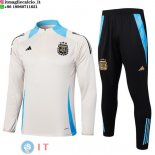 Felpa Da Allenamento Set Completo Argentina 2024 Giallo Blu