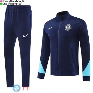 Giacca Set Completo Lunga Zip Chelsea 25-26 Blu Navy