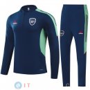 Giacca Set Completo Arsenal 21-22 II Blu Navy Verde