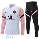 Giacca Set Completo Paris Saint Germain 21-22 I Bianco Rosa Nero