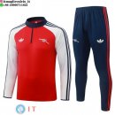 Tuta da Allenamento Bambino Portogallo Mezza Cerniera 26-27 Rosso Blu Bianco
