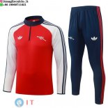 Tuta da Allenamento Bambino Portogallo Mezza Cerniera 26-27 Rosso Blu Bianco