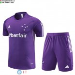 Formazione Bambino Set Completo Maglia Cruzeiro 2023/2024 Purpureo