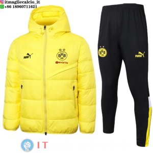 Giacca in Cotone Set Completo Borussia Dortmund 23-24 Giallo Nero