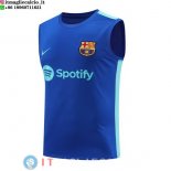 Senza Maniche Maglia Barcellona 2023/2024 I Blu
