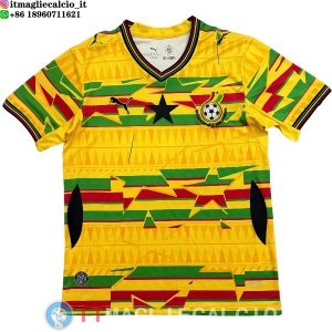 Thailandia Maglia Ghana Speciale 2026 Giallo Nero