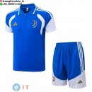 POLO Maglia Set Completo Juventus 2026/2027 Blu Bianco