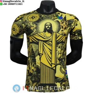 Thailandia Maglia Brasile Speciale Giocatori 2024 Giallo