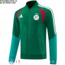 Giacca Full Zip Allenamento Algeria 2026 Verde