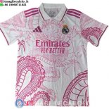 Thailandia Maglia Real Madrid Speciale 2025/2026 Rosa III Bianco Thailandia Maglia Real Madrid Speciale 2025/2026 Rosa III Bianco