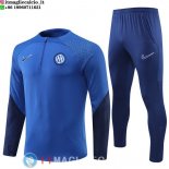 Felpa Da Allenamento Set Completo Inter Milan Giocatori 22-23 I Blu