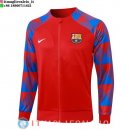Giacca Lunga Zip Barcellona 23-24 Rosso Blu