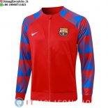 Giacca Lunga Zip Barcellona 23-24 Rosso Blu