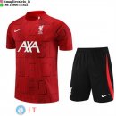 Formazione Maglia Set Completo Liverpool 2023/2024 Rosso Nero