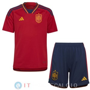 Maglia Bambino Spagna Prima Coppa del Mondo 2022