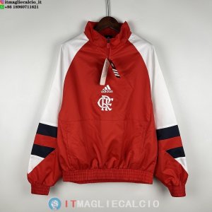 Giacca A Vento Flamengo 2023/2024 Bianco Rosso Nero