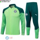 Giacca Set Completo Lunga Zip Palmeiras 25-26 I Verde