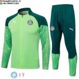 Giacca Set Completo Lunga Zip Palmeiras 25-26 I Verde