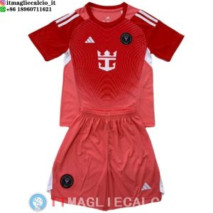 Maglia Set Completo Uomo Inter Miami Portiere 2025/2026 Rosso