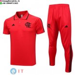 POLO Maglia Set Completo Flamengo 2023/2024 Rosso