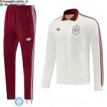 Giacca Full Zip e Pantaloni Allenamento Spagna 2026 Giallo I Rosso