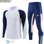 Felpa Da Allenamento Set Completo Ajax 23-24 Bianco Blu Navy Rosa