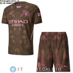 Maglia Bambino Manchester City Portiere 2024/2025 Borgogna