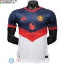 Maglia Manchester United Speciale Giocatori 2026/2027 Blu Rosso Bianco