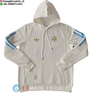 Felpa con Cappuccio Argentina 2026 Bianco