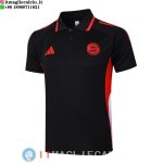 POLO Maglia Bayern Monaco 2025/2026 Nero Rosso