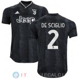 De Sciglio Thailandia Maglia Giocatori Juventus Seconda 2022/2023