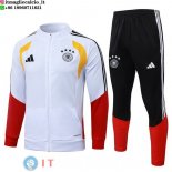 Giacca Full Zip e Pantaloni Allenamento Germania 2026 Bianco Rosso Giallo