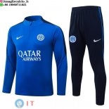 Tuta da Allenamento Bambino Inter Milan Mezza Cerniera 26-27 Blu Nero Tuta da Allenamento Bambino Inter Milan Mezza Cerniera 26-27 Blu Nero