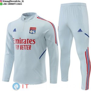 Felpa Da Allenamento Set Completo Lyon 22-23 Grigio Luce