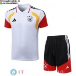 POLO Maglia Set Completo Germania 2026 Bianco Rosso Giallo POLO Maglia Set Completo Germania 2026 Bianco Rosso Giallo