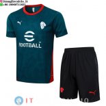 Formazione Set Completo Maglia AC Milan 2025/2026 Verde I Nero