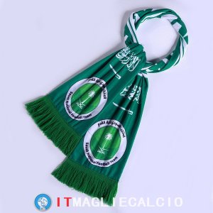 Sciarpa Calcio Arabia Saudita Knit verde