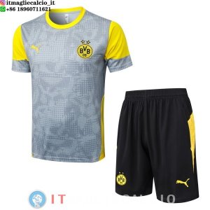 Formazione Set Completo Borussia Dortmund 2025/2026 Grigio Giallo Nero