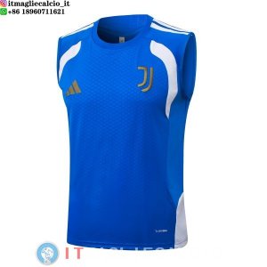 Senza Maniche Maglia Juventus 2026/2027 Blu Bianco