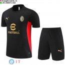 Formazione Set Completo Maglia AC Milan 2024/2025 Nero I Rosso