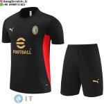 Formazione Set Completo Maglia AC Milan 2024/2025 Nero I Rosso