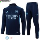 Felpa Da Allenamento Set Completo Arsenal 25-26 Blu Navy