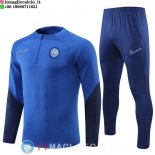 Felpa Da Allenamento Set Completo Inter Milan 22-23 I Blu